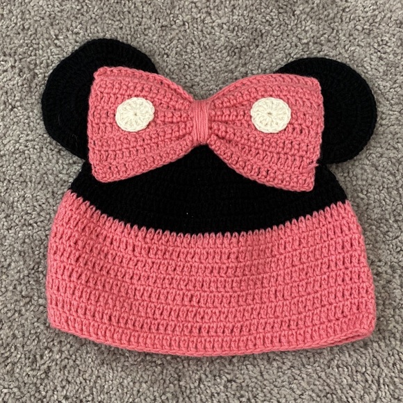 Minnie Mouse wool kids girl hats size 4-5T - Picture 3 of 5